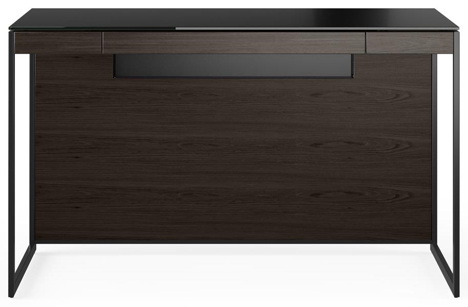 Small desk sales with back panel